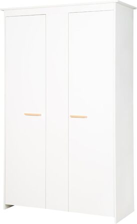 Шафа-пеленальний столик Roba 'Антон' білий, з підіймальним зміцнювачем, з 2 дверцятами та 1 полицею, висота пеленального столика 90 см