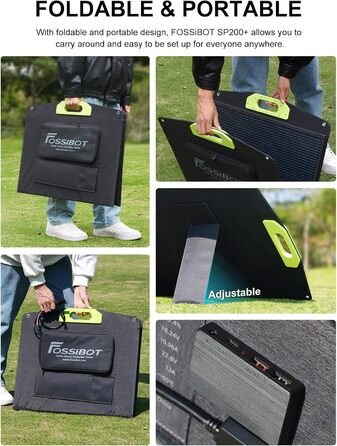 Портативна електростанція FOSSiBOT F1200: 1024Wh LiFePO4, 1200W (2400W) для кемпінгу, дому та балкону