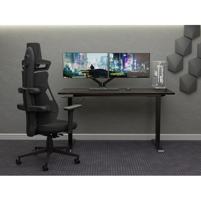 Геймерське крісло Cyberlux V8 Fabric Black (арт. GM-V8 FB)
