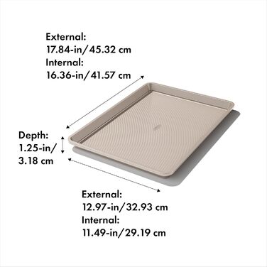 Форма для випічки OXO Good Grips Half Sheet Pan 13' x 18' металева