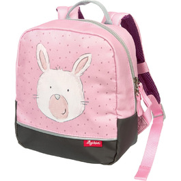 Рюкзак Fuchs Forest Bags для дівчаток і хлопчиків Дитячий рюкзак рекомендований від 2 років синій/помаранчевий, 23x20x10 см (рожевий/зайчик), 25053