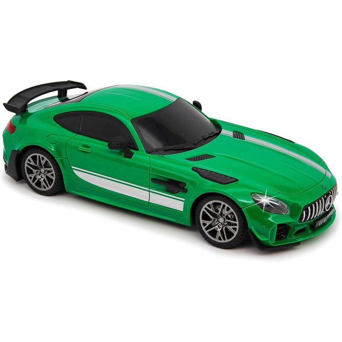 Модель автомобіля Mercedes-AMG GT Pro (1:24) на радіокеруванні, офіційна ліцензія, зелений колір, CMJ