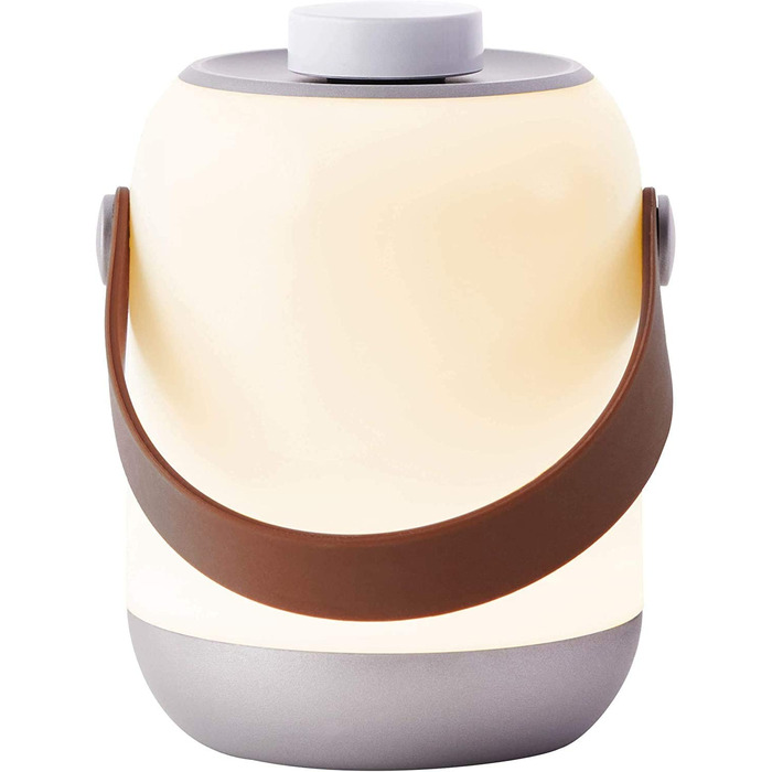 Світлодіодна настільна лампа Lightbox для саду з теплим білим світлом-Водонепроникна настільна лампа з поворотним диммером-на батарейках з USB-портом-білий колір Висота 12 см