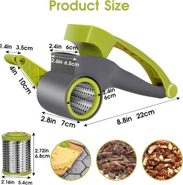 Машинка для нарізання овочів Mastertop 5-в-1: нарізувач, тертка, слайсер для овочів, фруктів та сиру