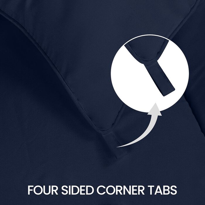 Комплект постільної білизни Utopia Bedding: ковдра 200x200 см, поліестер 350 GSM (білий)