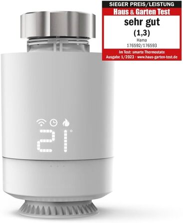 Hama Smartes Heizkörperthermostat (розширене керування опаленням Wi-Fi) - окремий пристрій (знятий з виробництва), комплект з 2 шт.