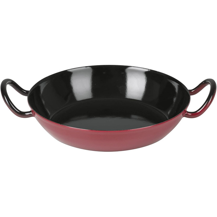 Сковорода для гурманів 20, CLASSIC - COLOR ROT, діаметр 20 см, висота 4,2 см, емаль, червоний/чорний, сервірувальна сковорода, індукційна, 0600-019
