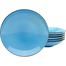 Супових тарілок 22 см, Nature BLUE 22061, керамограніт (макс. 60 символів), 6