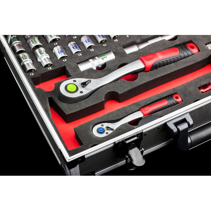 Набір інструментів Meister 131 предметів Knipex & Wera в алюмінієвому кейсі - професійний валіза з інструментами