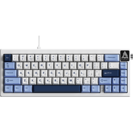 Дротова механічна клавіатура Ajazz AK650 Sea Salt switches Blue White Blue (AK650-SS-BWB)