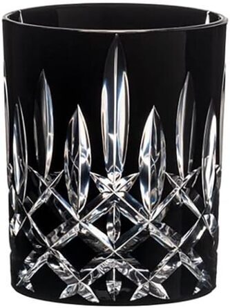 Кольорові келихи для віскі в індивідуальній упаковці, кришталевий скляний стакан для віскі, 295 мл, (чорний)
