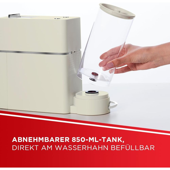 POLTI Coffea S15W: Еспресо-машина з сумісністю з E.S.E. Pads 44 мм, об'єм бака 0,85 л, тиск помпи 19 Bar, білий колір (бежевий)