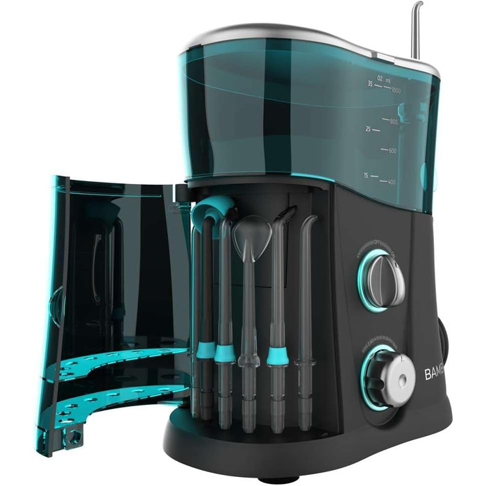 Cecotec Munddusche Bamba ToothCare 1200 Jet Pro: 7 насадок, LED-дисплей, 10 режимів тиску, UV-дезінфекція