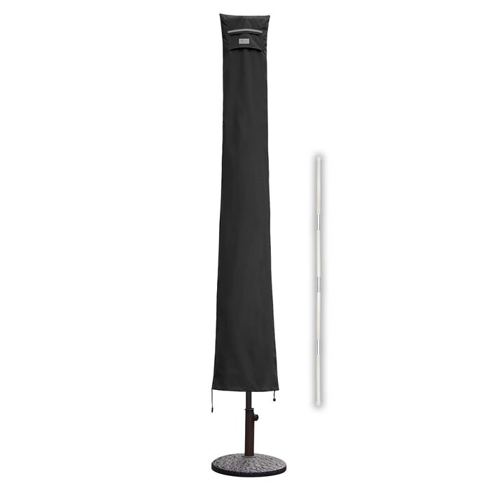 Захисний чохол для парасольки (220 x 30/50 см, чорний)