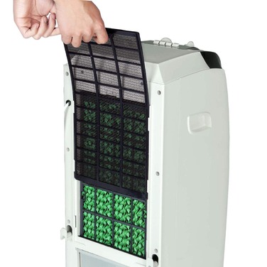 Мобільний кондиціонер Aircooler 4в1 М'ята, Зелений/Чорний 5Л