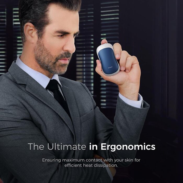 Електричні грілки для рук OCOOPA UT3 PRO (Morpheus Blau), 10000mAh, 4 режими нагріву, USB Powerbank, 2 шт.