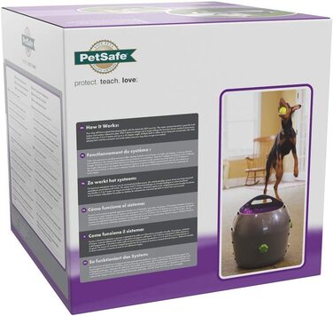 Автоматична іграшка для собак PetSafe, інтерактивна пускова установка для тенісних м'ячів для собак, водонепроникна, (1 упаковка)