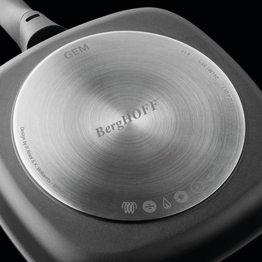 Сковорода-гриль з антипригарним покриттям BergHOFF GEM. діам. 24 см, 2,4 л