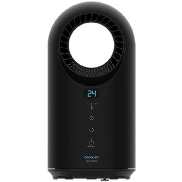 Конвектор Cecotec Warm 8400 Bladeless Connected: WiFi, сенсорне управління, 1500W, чорний