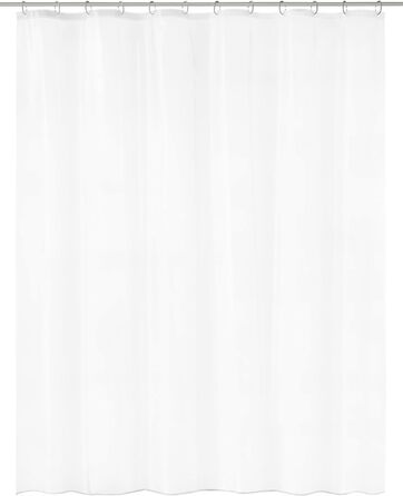 Душова штора Фенікс, 180x200 см, біла, 4945100305