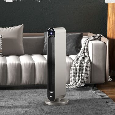 Електричний обігрівач HOMCOM з 3 режимами, таймером на 12 годин, LED-дисплеєм та функцією повороту