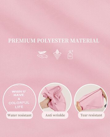 Набір органайзерів для подорожей Anjing (11 предметів), водонепроникні пакувальні куби для валізи, компактний органайзер для одягу в дорогу, рожевий