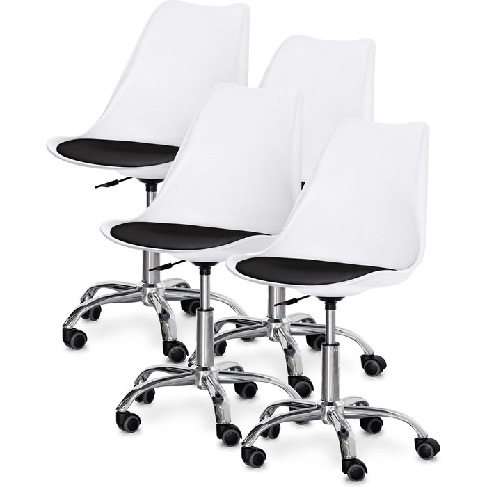 Комплект (4шт) крісло Evo-Kids Capri White / Black (арт H-231 W/B-Х4)