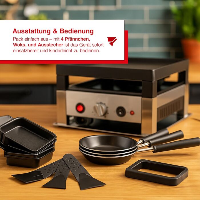 Електричний гриль Solis 5-в-1 7910: Ракле, гриль, вок, піца, крепи - для 4 осіб, нержавіюча сталь, 1020W