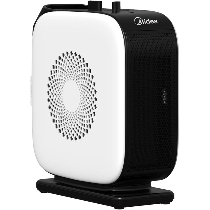 Обігрівач керамічний Midea Nty15-19Cae, 1500W, портативний, з термостатом, білий/чорний