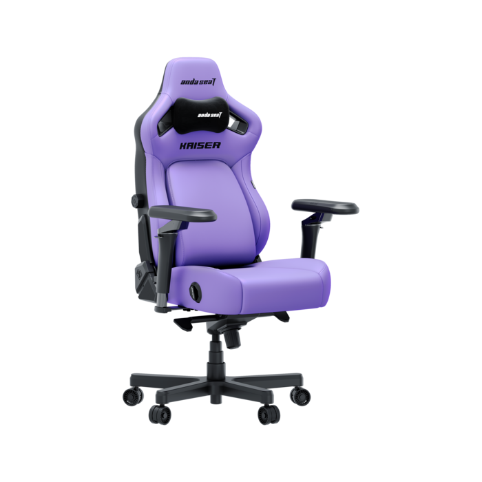 Крісло геймерське ігрове Anda Seat Kaiser 4 V2 Size XL Purple PVC