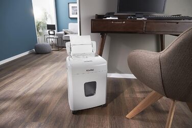 Шредер Dahle ShredMATIC 90 з автоподачею паперу (90 аркушів, P-4, шредер частинами, без масла та обслуговування, автоматичний втягувач) світло-сірий/сірий, рівень безпеки P4, 90 аркушів