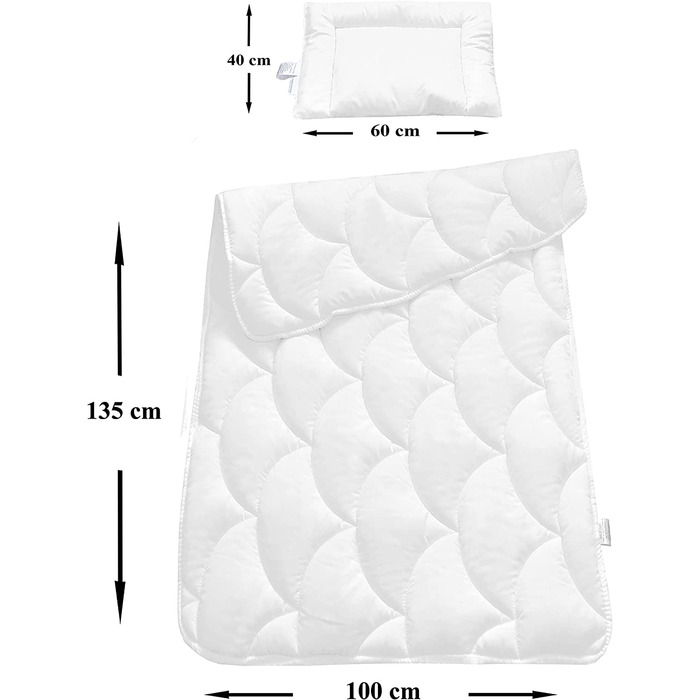 Більш просторий дитячий ліжковий гарнітур овечий / ковдра розміром 100 см х 135 см подушка розміром 40 см х 60 див.