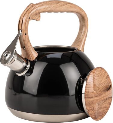 Чайник Karl Hausmann Induktion 3L з автоматичним свистком - нержавіюча сталь, підходить для всіх плит