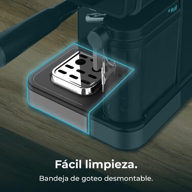 Еспресо-машина Cecotec Power Espresso 20: еспресо, капучино, холодний кавовий напій, 20 Bar, професійна якість для дому. Touch ColdBrew Latte