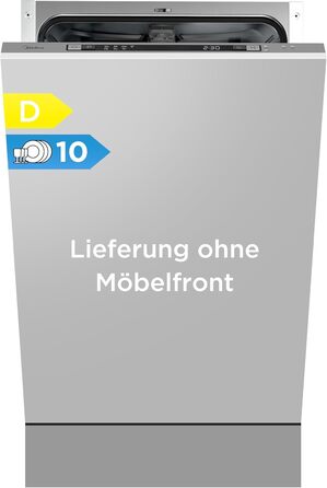 Посудомийна машина Midea SF 3.45N PRO: 9 комплектів, Inox, Wi-Fi, 5 програм, 47 dB