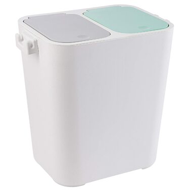 Система видалення сміття ONVAYA тому / багатогалузева система видалення сміття / кремово-білий сміттєвий бак / Кухонна і ванна кімната (18 л сірого м'ятного кольору) 18 літрів сірого м'ятного кольору