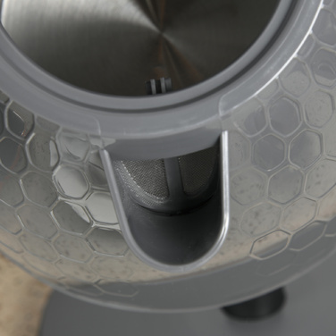 Набір 2-в-1 для кухні: тостер та чайник, декілька кольорів, об'єм 1,7 л, одночасно до 4 тостів, пластик, сірий