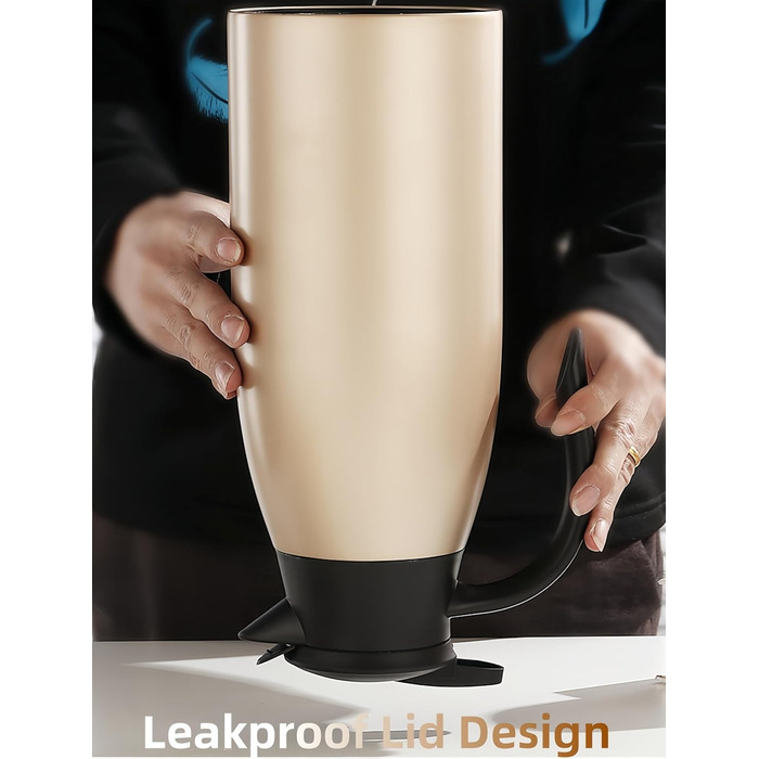 Термос-термокана 2л з нержавіючої сталі, двостінна вакуумна ізоляція, рожеве золото. Для кави, чаю та інших напоїв. Зберегає тепло/холод до 24 годин.