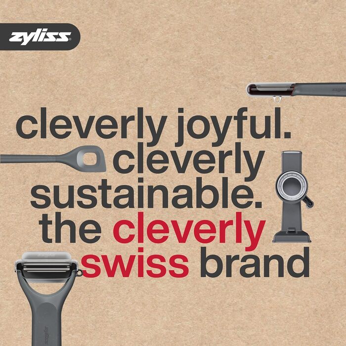 Відкривачка для банок Zyliss Lock N' Lift з підйомником кришки та магнітом, біла