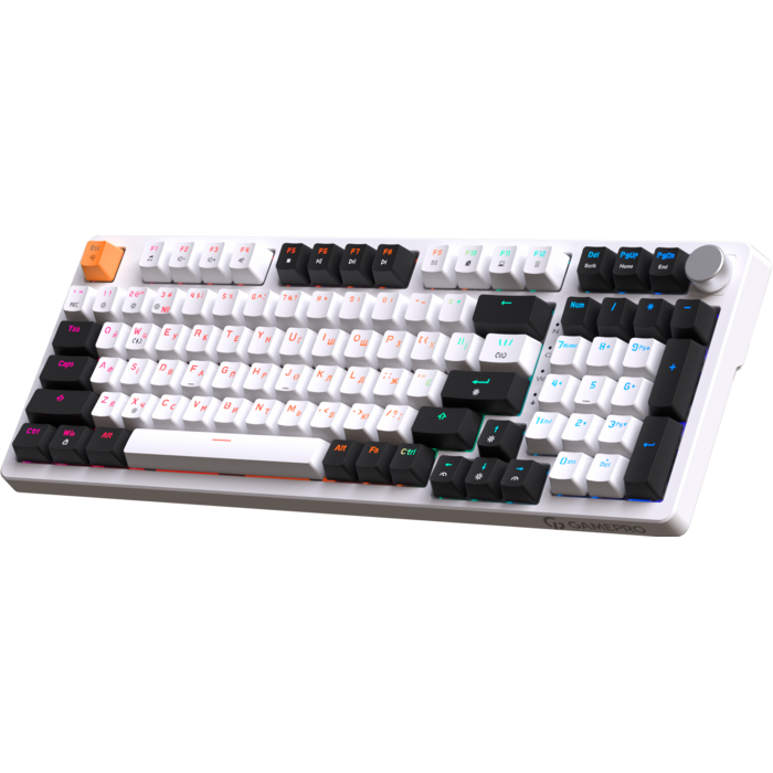 Дротова механічна клавіатура GamePro MK170W (Red) з Hot-Swap RGB White