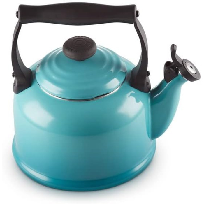 Чайник для води Le Creuset Tradition, 2,1 л, емальована сталь, чорний, 92000800140000 (Карибський басейн)