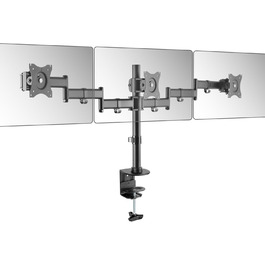 Підставка для монітора RICOO 2 монітори, Dual Monitor Arm, TS7811, чорний