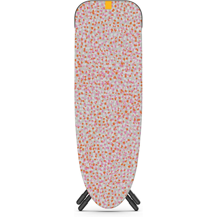 Гладильна дошка Joseph Joseph Glide 135x45 см з регулюванням висоти та стійкою до нагрівання платформою для прасування, зручне зберігання, 4-шаровий бавовняний чохол (Стандарт, Персиковий, 135 см)