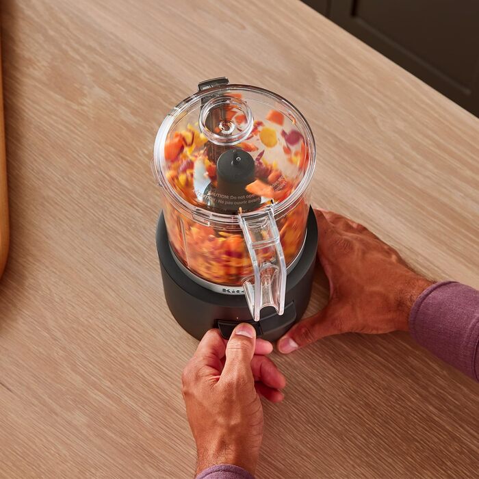 Блендер заглибний KitchenAid Go Cordless бездротовий, 1л, чорний (без акумулятора)