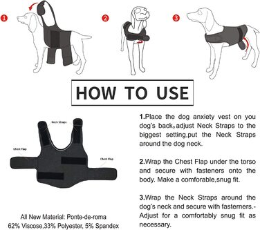 Зручна собача шуба каттамао для зняття занепокоєння, заспокійливий жилет, сорочка Доннер, куртка для собак S, M, L, XL (X-Large (1 комплект), темно-синього кольору)