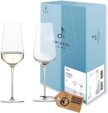 Набір келихів для вина Zwiesel Glas (2 шт.) - келихи для червоного та білого вина, Tritan кришталь, безпечні для миття в посудомийній машині