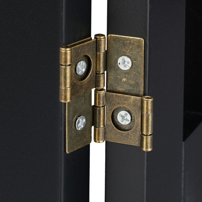 Захисний бар'єр Relaxdays чорного кольору, 92 см