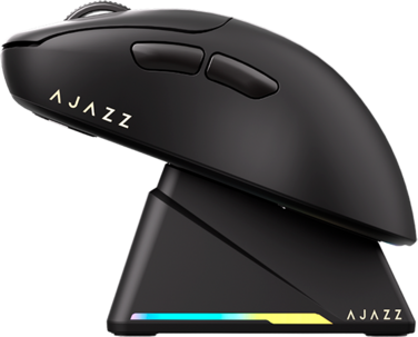 Ігрова бездротова миша Ajazz  AJ179PRO -3 Mod-Black-3395-8K Charging Dock