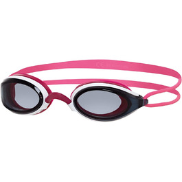 Плавальні окуляри Zoggs Fusion Air для плавання білі/рожеві / димчасті однотонні