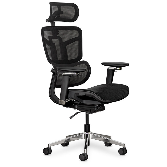 Крісло Mealux S4 Air Black (арт. HF-S4 M/B)